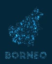 Borneo network map.