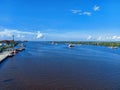 Borneo port of bagendang go publick start Royalty Free Stock Photo