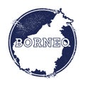 Borneo vector map.