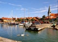 Bornholm Ronne capital. Royalty Free Stock Photo