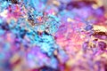 Bornite, also known as peacock ore, is a sulfide mineral Royalty Free Stock Photo