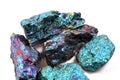 Bornite / Peacock Ore Lot Royalty Free Stock Photo