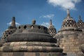 Borobodur stupas near to Jogyakarta, Java island, Indonesia