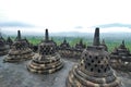 Borobodur temple Royalty Free Stock Photo