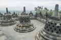 Borobodur temple, Java, Indonesia Royalty Free Stock Photo