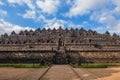 Borobudur or Barabudur, in Magelang Regency, Java, Indonesia Royalty Free Stock Photo