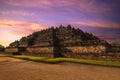 Borobudur or Barabudur in Magelang Regency, Java, Indonesia Royalty Free Stock Photo