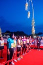 Borobudur Marathon 2022 world sport event, Magelang Central Java Indonesia