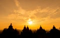 Borobudur sunrise stupas are Buddhist