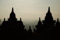 Borobudur Sunrise Royalty Free Stock Photo