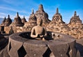 Borobudur temple Royalty Free Stock Photo