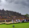 Borobudur Temple is a Buddhist temple located in Borobudur, Magelang, Central Java.