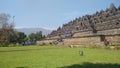 Borobudur temple in Java Royalty Free Stock Photo