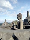 The Borobudur temple in Magelang, Central Java, Indonesia Royalty Free Stock Photo