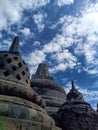 Borobudur Temple, one of the 7 wonders of the world, in Magelang, Central Java, Indonesia