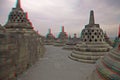 Borobudur Temple in stereo Royalty Free Stock Photo