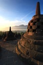 Borobudur Temple Stupa Royalty Free Stock Photo