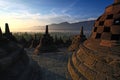 Borobudur Temple Stupa Indonesia Royalty Free Stock Photo