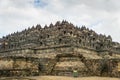 Borobudur temple in Yogyakarta, Java, Indonesia - UNESCO World Heritage site Royalty Free Stock Photo