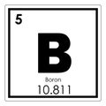 Boron chemical element