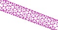Boron nitride nanotube molecular structure isolated on white background Royalty Free Stock Photo