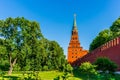 Borovitskaya tower of Moscow Kremlin Royalty Free Stock Photo