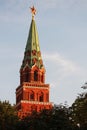 The Borovitskaya Tower, The Moscow Kremlin, Russia Royalty Free Stock Photo