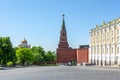 Borovitskaya Tower of Moscow Kremlin, Russia Royalty Free Stock Photo