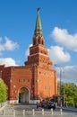 Borovitskaya tower of the Moscow Kremlin, Russia Royalty Free Stock Photo