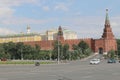 Borovitskaya tower of the Moscow Kremlin Royalty Free Stock Photo