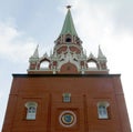 Borovitskaya Tower in Moscow Kremlin Royalty Free Stock Photo