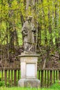 Borovnicka, Czech republic - May 15, 2021. Small old village cemetery after german sudeten population