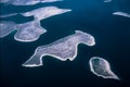 Borovnik and Balun islands at Kornati archipelago in Croatia