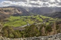 Borrowdale from Castle Crag scree