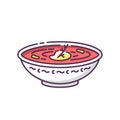 Borscht RGB color icon