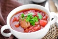 Borscht soup Royalty Free Stock Photo