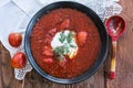 Borsh ukrainian traditional dish