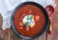 Borsh ukrainian traditional dish