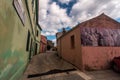 Bortigiadas, Sassari, Italy, 15/05/2020 details of the town of Bortigiadas in Sardinia with murals and typical churches and paths