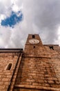 Bortigiadas, Sassari, Italy, 15/05/2020 details of the town of Bortigiadas in Sardinia with murals and typical churches and paths