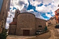 Bortigiadas, Sassari, Italy, 15/05/2020 details of the town of Bortigiadas in Sardinia with murals and typical churches and paths