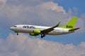 Air Baltic Boeing 737 Royalty Free Stock Photo