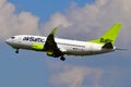 Air Baltic Boeing 737 Royalty Free Stock Photo