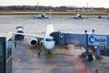 Boryspil, Ukraine. Aircraft ground handling