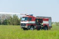 BORYSPIL, UKRAINE - MAY, 20, 2015: Fire-brigade on