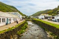 Boscastle fishing village in Cornwall. England Royalty Free Stock Photo