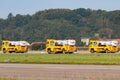 Boschung airport division large Jet broom used by the Swiss Air Force to clean airport runways