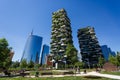 Bosco Verticale buildings in Milan Royalty Free Stock Photo