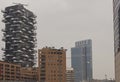 Bosco Verticale complex building, and the Palazzo Lombardia