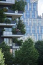 Bosco verticale, Vertical Forest, Milan, Porta Nuova skyscraper residences, Italy Royalty Free Stock Photo